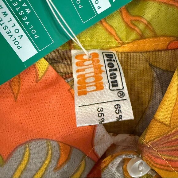 Diolen Cotton Vintage Deadstock Button Up - Picture 6 of 10